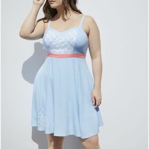 Her Universe Womens Size 1 1X 14-16 Toy Story 4 Light Blue Bo Peep Dress Disney